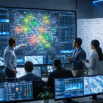 group around a distribution fiber map