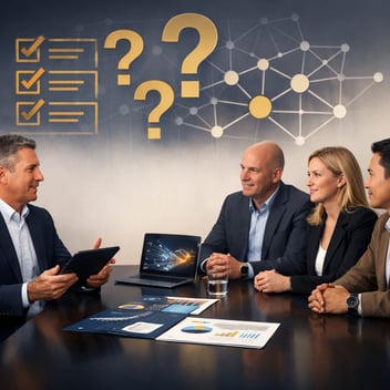 Fiber operator leading an OSS/BSS vendor evaluation meeting