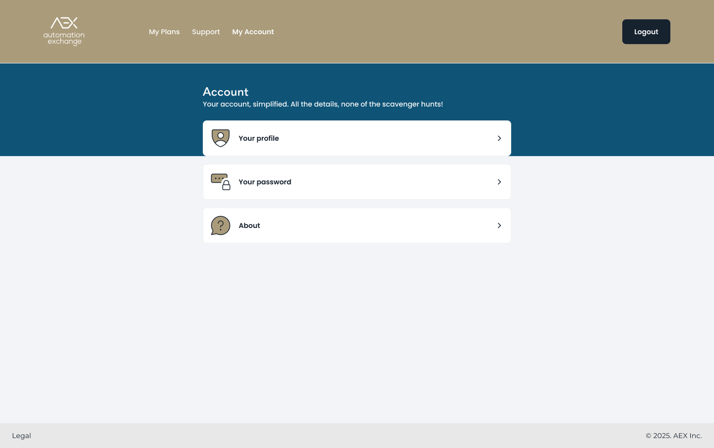 Account [Landing]